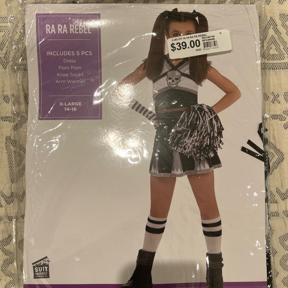 Rebel Cheerleaders Costume